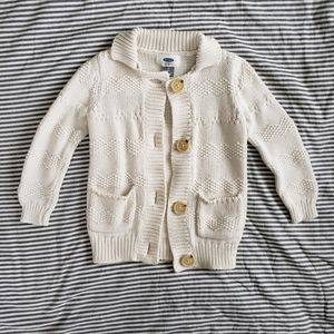 Old Navy cream cardigan